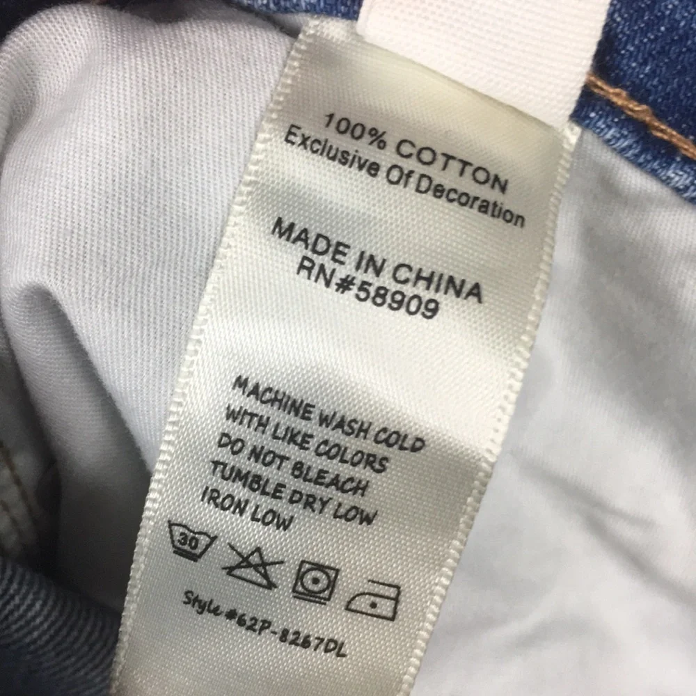 Chelsea & Violet High Waist Denim Shorts Size 30 - Picture 13 of 16